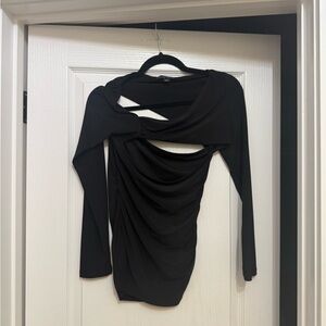 Boston Proper Elegant Black Top